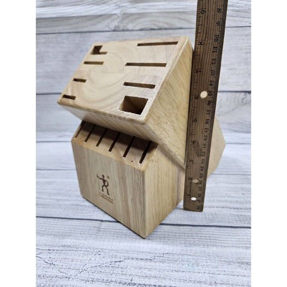J.A. Henckels International Knife Block 14 Slot Wood Wooden Kitchen Block Only - Picture 1 of 7